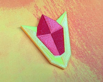 Goron's Ruby Magnet - The Legend Of Zelda: Ocarina Of Time, Collectible Fridge Magnet, Retro Video Game Accessory, 3D Printed