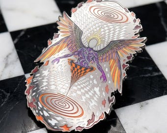 Limbo Enamel Pin | Purgatory Brooch Badge, Dante's Inferno Charm, First Circle Of Hell, Patreon Pin Club Design