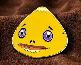 Goron Mask Enamel Pin - Legend of Zelda Majora's Mask Collectible Pin, Gold Metal, Video Game Lapel Pin, Unique Gamer Gift