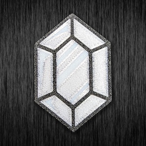 Silver Rupee Magnet – Zelda Inspired Decor | 2&quot; 3D Printed Fridge Magnet – Ceramic Backing – Retro Gamer Gift – Video Game Collectible