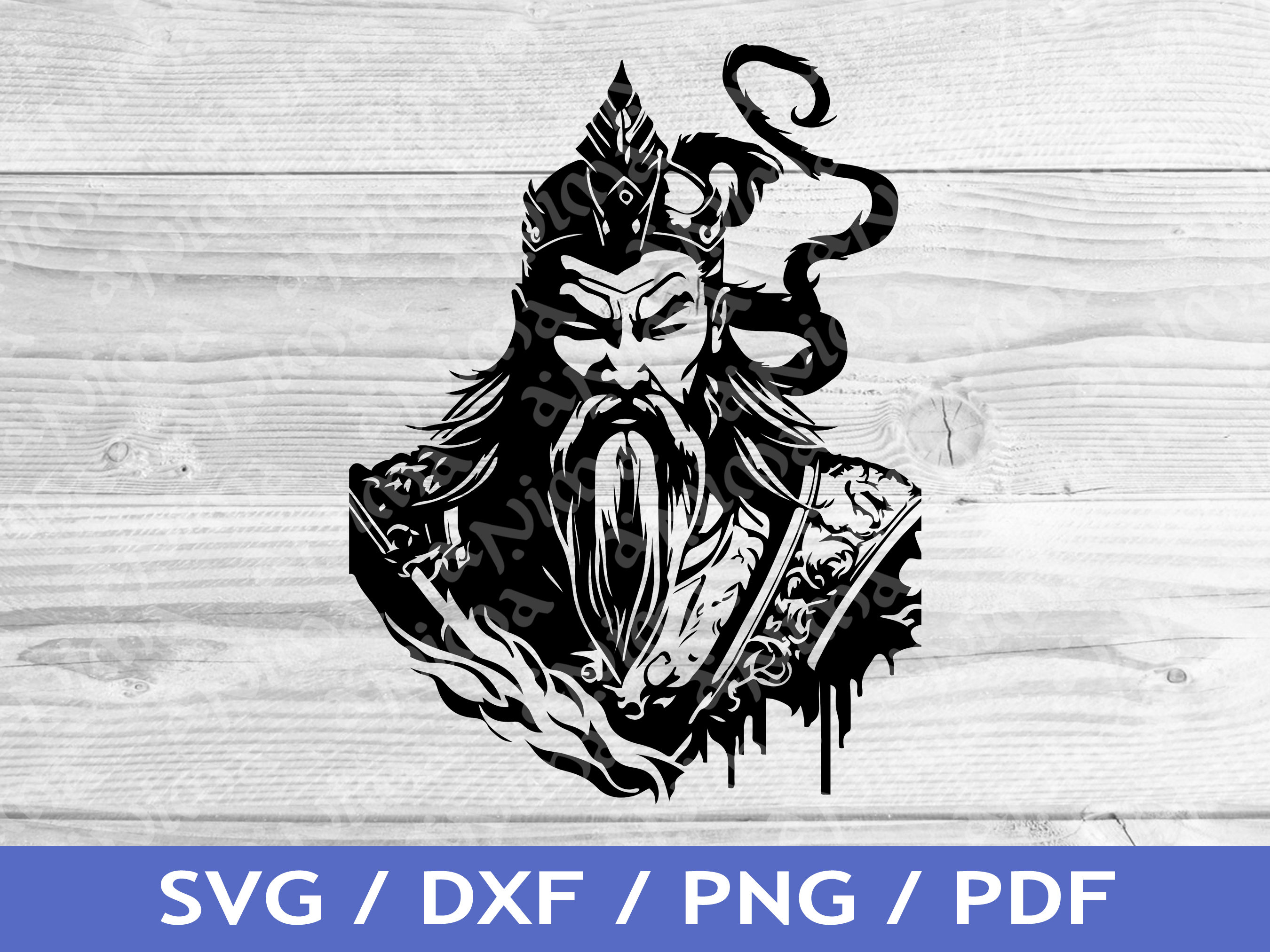 関羽 SVG カットアウト / 三国志 T シャツ デザイン / 中国戦士ベクター / レーザー ファイル / 昇華 / SVG ステンシル /  商用利用権 - Etsy 日本