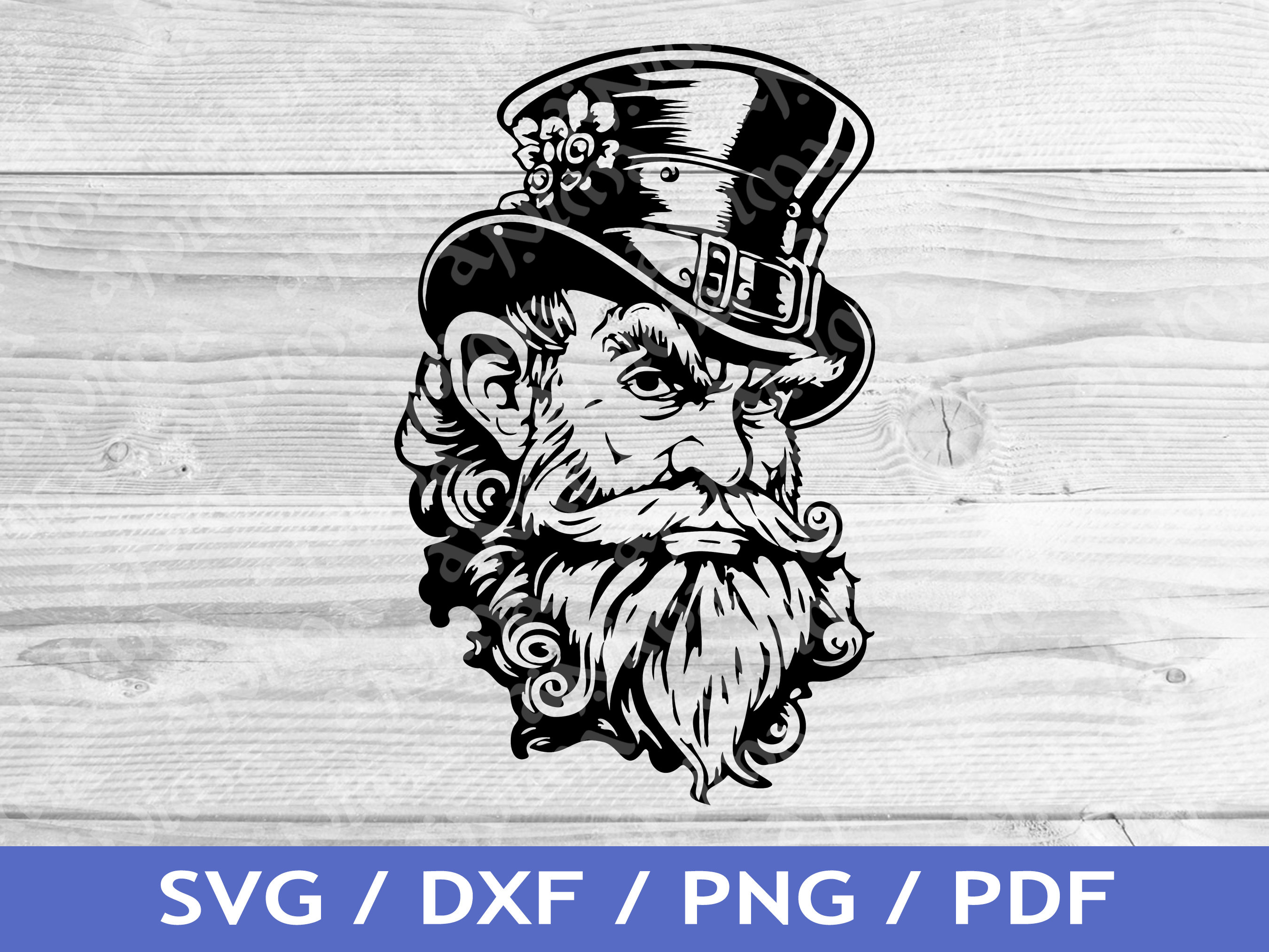 Leprechaun SVG Cut Out / St Patrick's Day Design / Leprechaun Vector /  Irish Vector / Laser File / Sublimation Print / SVG Stencil / Tattoo - Etsy, image size:2700x2025