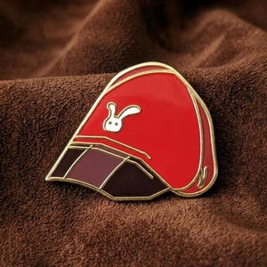 Postman's Hat Enamel Pin - Zelda Majora's Mask Character | Clock Town Collectible | Nintendo 64 Lapel Badge | Termina Mailman Gaming Brooch