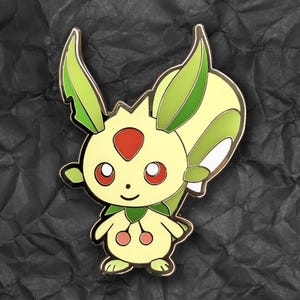 Lifmunk Enamel Pin - Palworld Creature Collectible | Pocketpair Game Lapel Badge | Cute Monster Companion Brooch | Gold Metal Gaming Pin