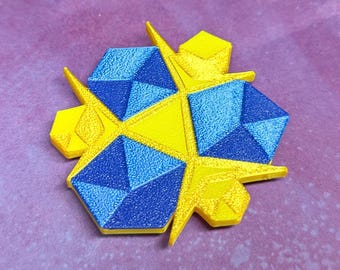 Zora's Sapphire Magnet - The Legend Of Zelda: Ocarina Of Time, Collectible Fridge Magnet, Retro Video Game Accessory, 3D Printed