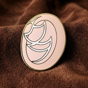 Couple's Mask Enamel Pin - Legend of Zelda Majora's Mask Collectible Pin, Gold Metal, Video Game Lapel Pin, Zelda Gamer Gift