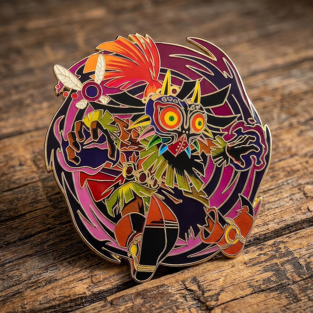 Skull Kid Enamel Pin | the Legend of Zelda Majora's Mask Pin, N64 Video ...