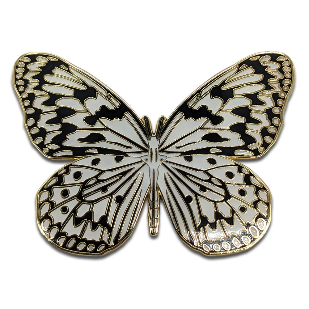 Paper Kite Butterfly Enamel Pin Hard Enamel Pin Cloisonné Etsy