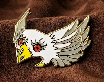 Bremen Mask Enamel Pin - Legend of Zelda Majora's Mask Collectible Pin, Video Game Lapel Pin, Gold Metal, Retro Gamer Gift, Zelda Badge