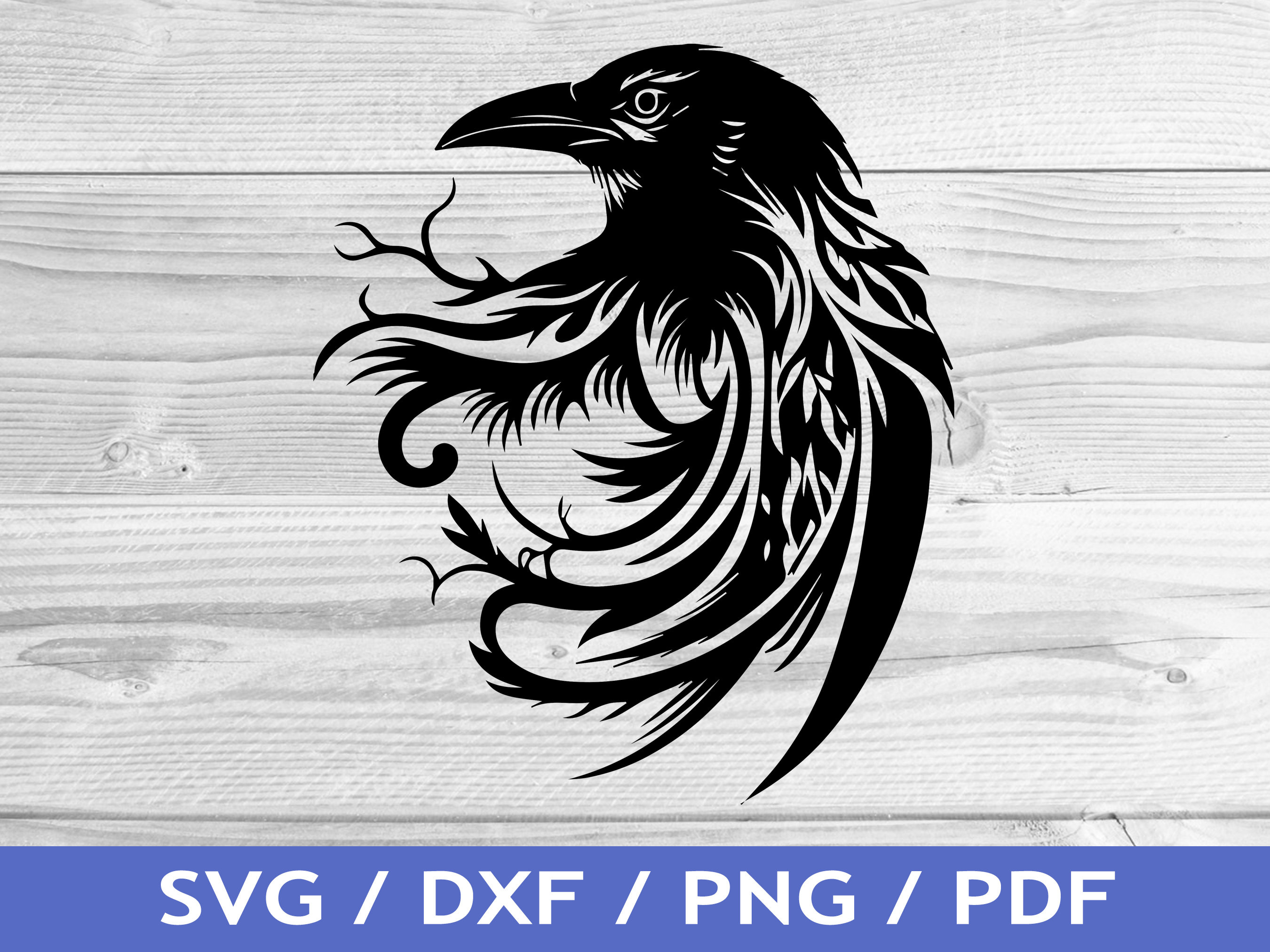 Raven Border Svg 