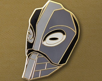 Giant's Mask Enamel Pin || The Legend Of Zelda: Majora's Mask Pin, Collectible Video Game Lapel Pin, Gold Metal