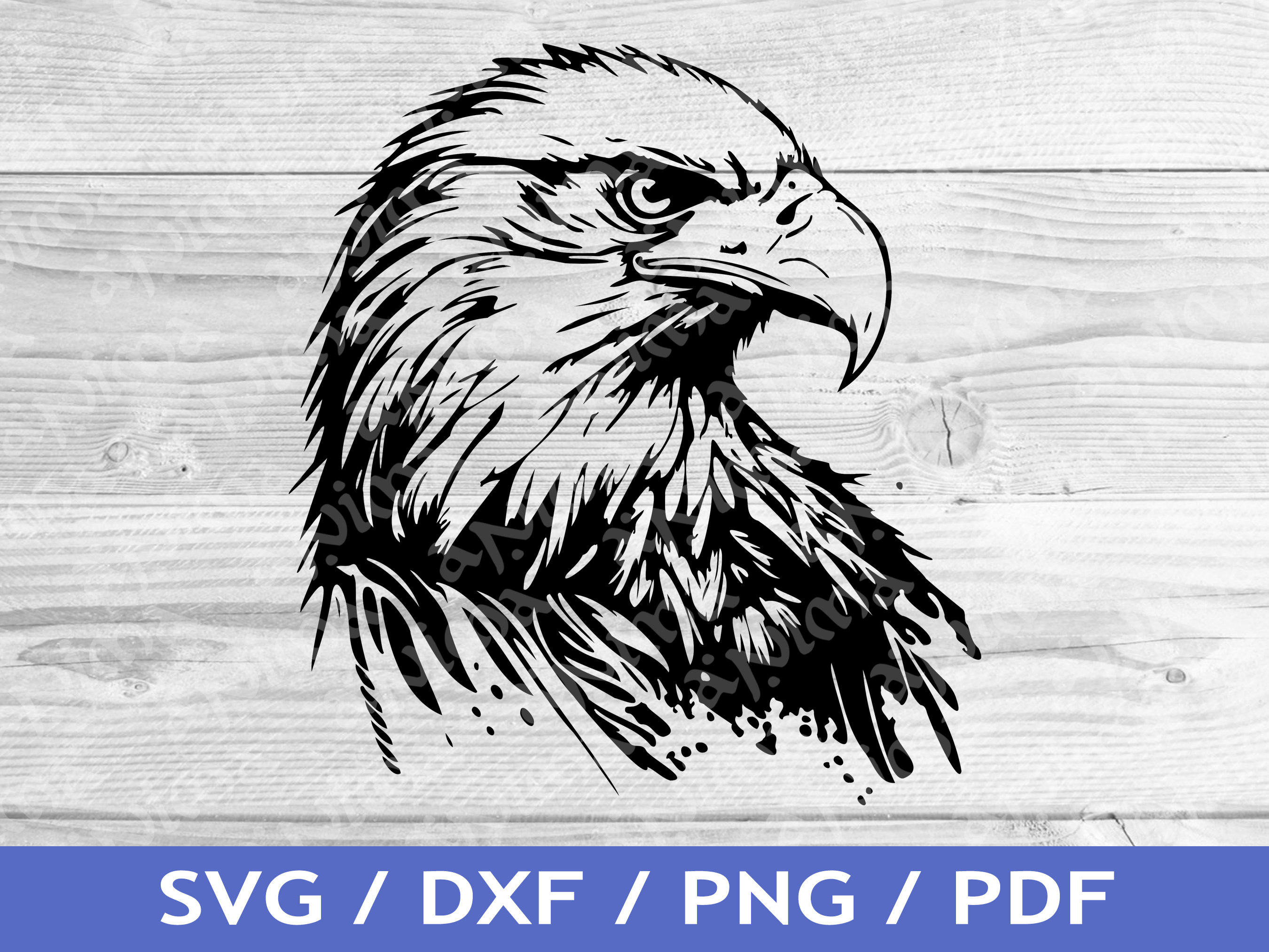 Bald Eagle SVG Cut Out / Eagle Cricut Design / Eagle Vector / Bird ...