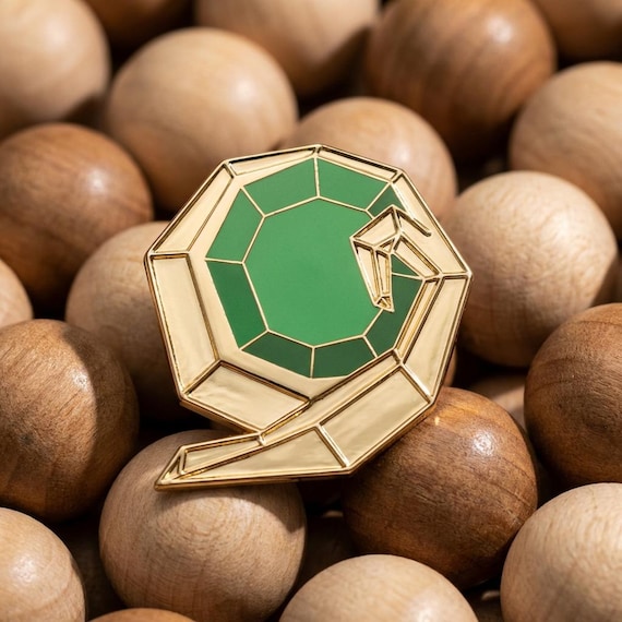 Kokiri's Emerald Enamel Pin | Spiritual Stone | the Legend of