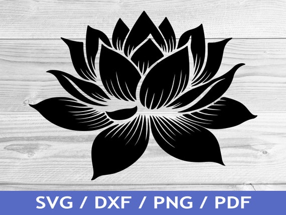 Lotus Flower SVG Cut Out Lotus Cricut Design Lotus T Shirt
