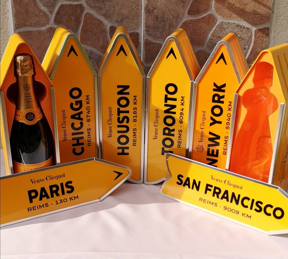 Veuve Clicquot arrow BoxNewYorkLos AngelesLas Etsy
