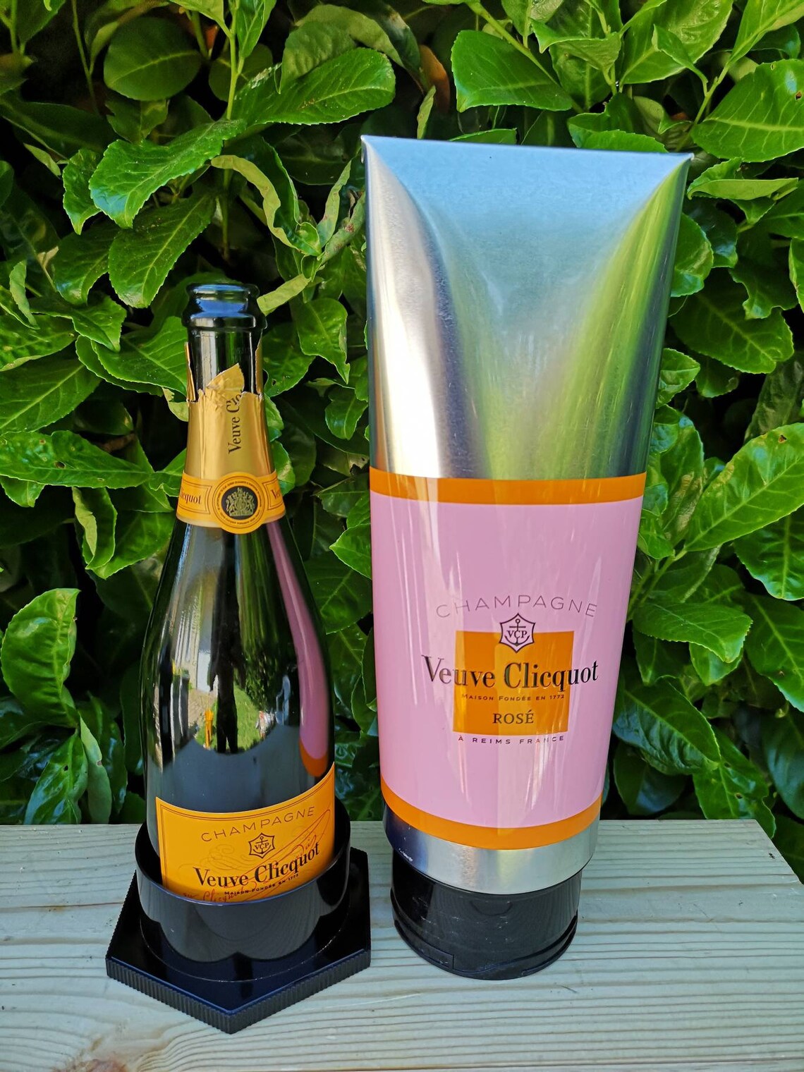 French Veuve Clicquot pink paint tube Champagne gift Veuve Etsy
