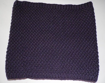 Boucle hangestrickt anthracite SamtPfötchen