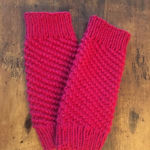 Arm warmers Pulse warmer Spirelli kaminrot