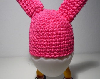 Oeuf lapin Roger Easter rose Amigurumi