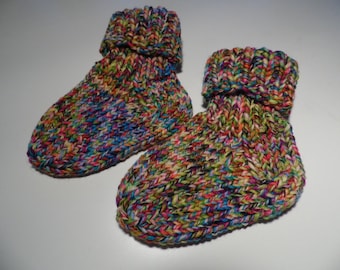 Baby Chaussettes Merino Gr. 16/17 KunterBunt