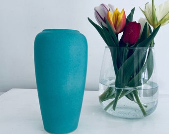 Mid Century Vase 60s mint turquoise Scheurich Mid Century Retro Rockabilly W.-Germany green