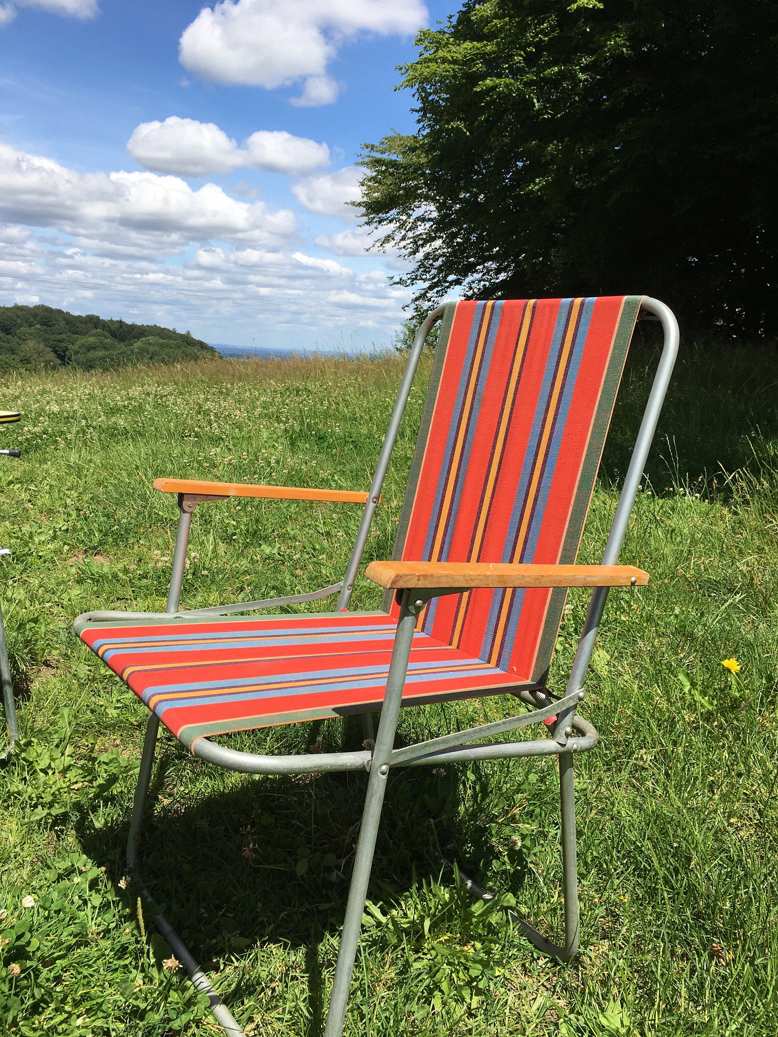 2 Chaises pliantes de camping 5060s Rouge rouge du milieu du  Etsy