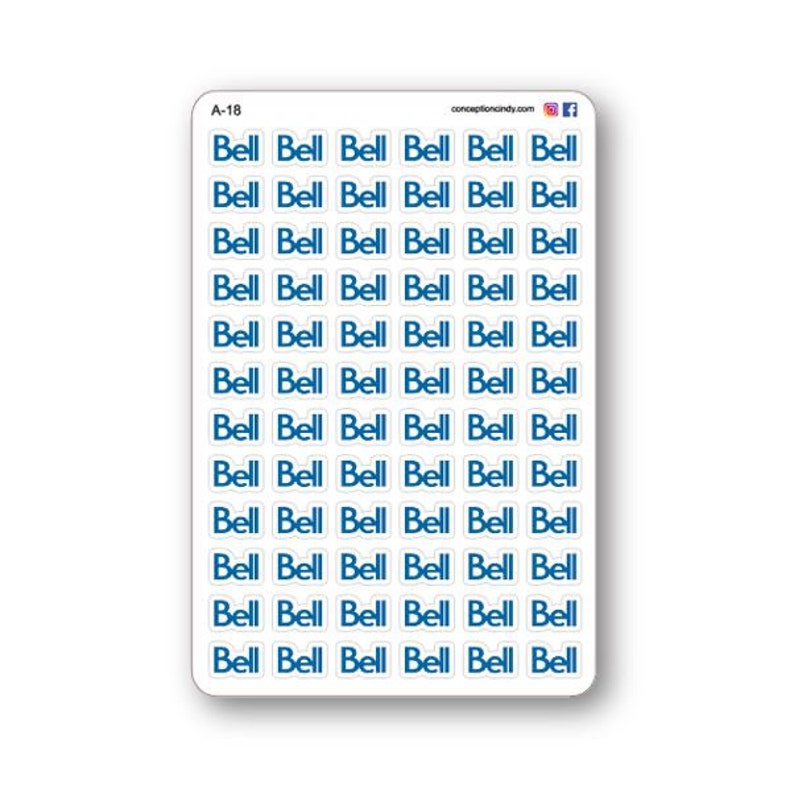 Bell Diary stickers to be better organized