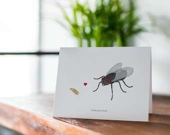 I Love You Mum | Greeting Card | Mothers Day Card | Birthday Card | Funny Card