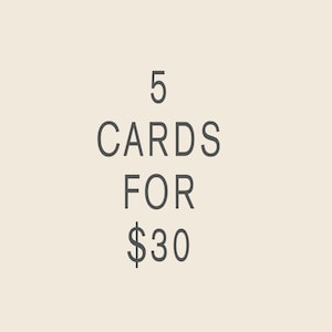 Greeting Cards Pack of 5