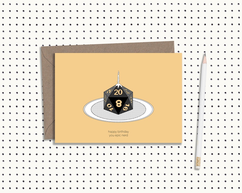 Epic Nerd | Printable Card | Dnd | RPG | Birthday Card | Nerd | Geek | Dungeons Dragons - Etsy