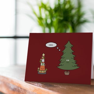 Lunático de Navidad  Tarjeta de Navidad ? Tarjeta de felicitación ? Tarjeta divertida ? Tarjeta de Navidad