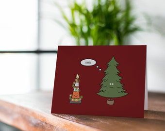 Christmas Lunatic |  Christmas Card | Greeting Card | Funny Card | Xmas Card