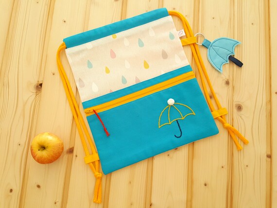 Bolsa de tela infantil mochila de niños bolsa de tela para | Etsy España