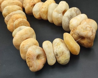 Yellow agate &quot;Donuts&quot; healing stone – Togo