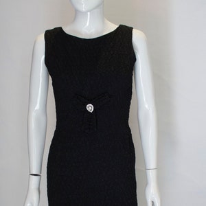 A Vintage 1960s black Blanes of London Cocktail Dress