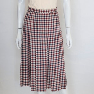 A Vintage 1970s Acquascutum Check Skirt