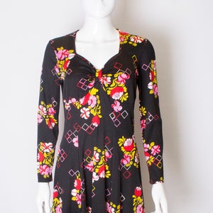 A Vintage 1970s Floral print Gown