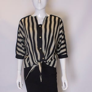 Vintage London Look Stripe Top