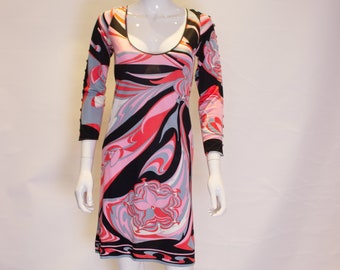 A Vintage 1990s Pucci Silk Jersey Dress