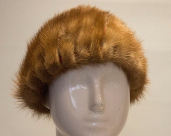 mink fur caps