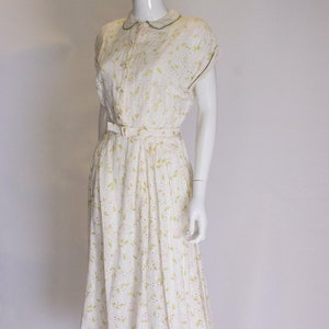 A Vintage 1950s Summer Cotton Dress by Nelly Don image 5