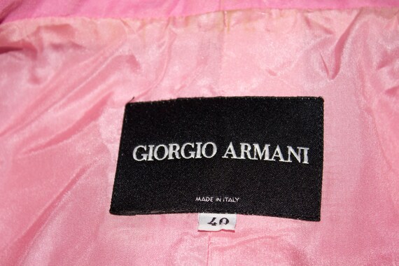 Hond Spuug uit Bevriezen Vintage Giorgio Armani Pink Jacket - Etsy