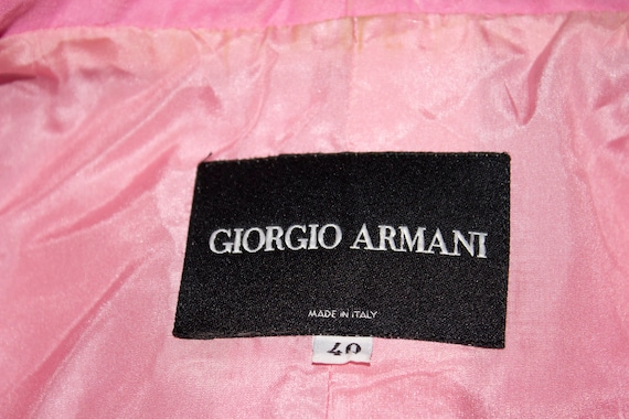 Vintage Giorgio Armani Pink Jacket - Etsy