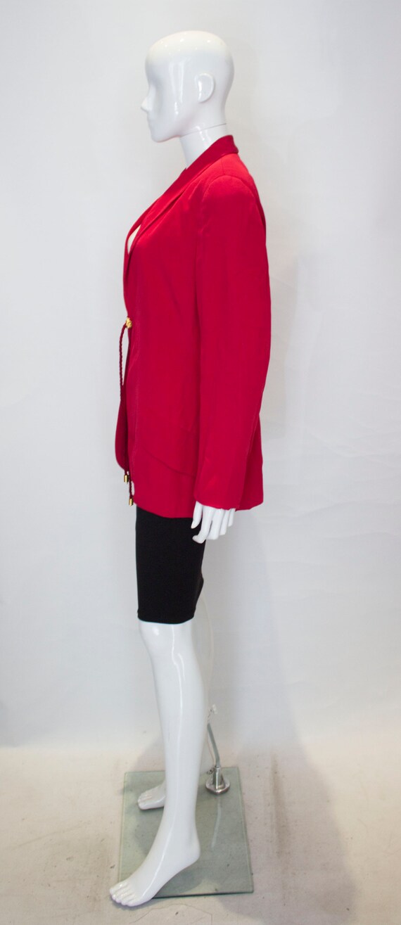 A Vintage 1970s Mimmina Red Jacket - image 4