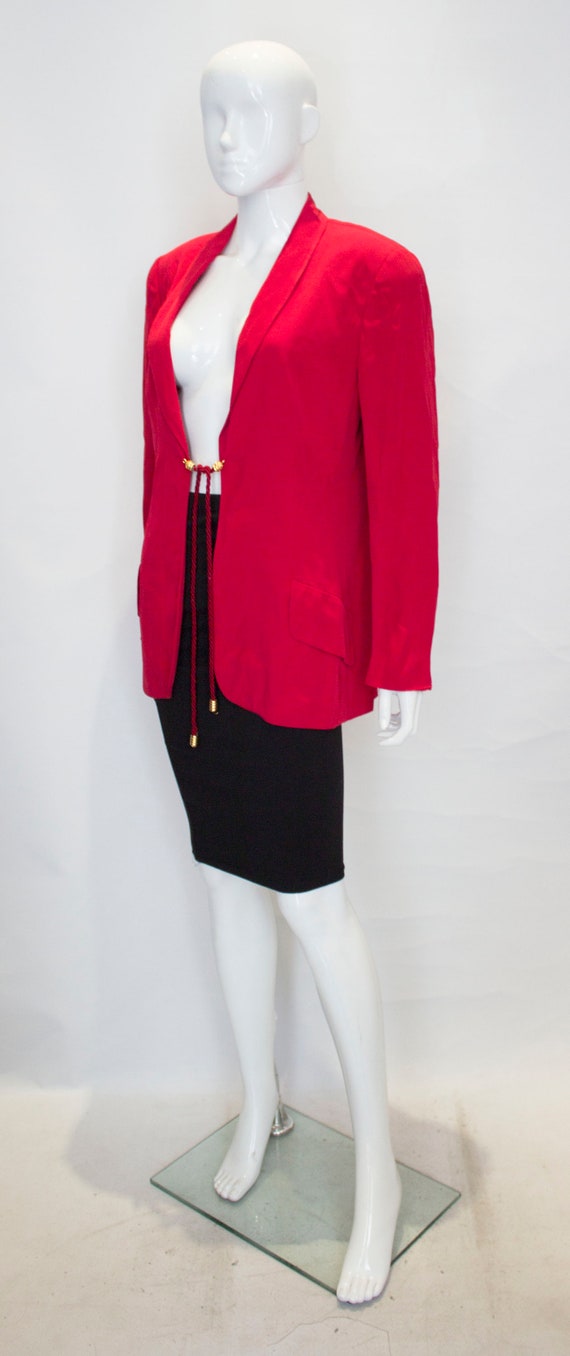 A Vintage 1970s Mimmina Red Jacket - image 3