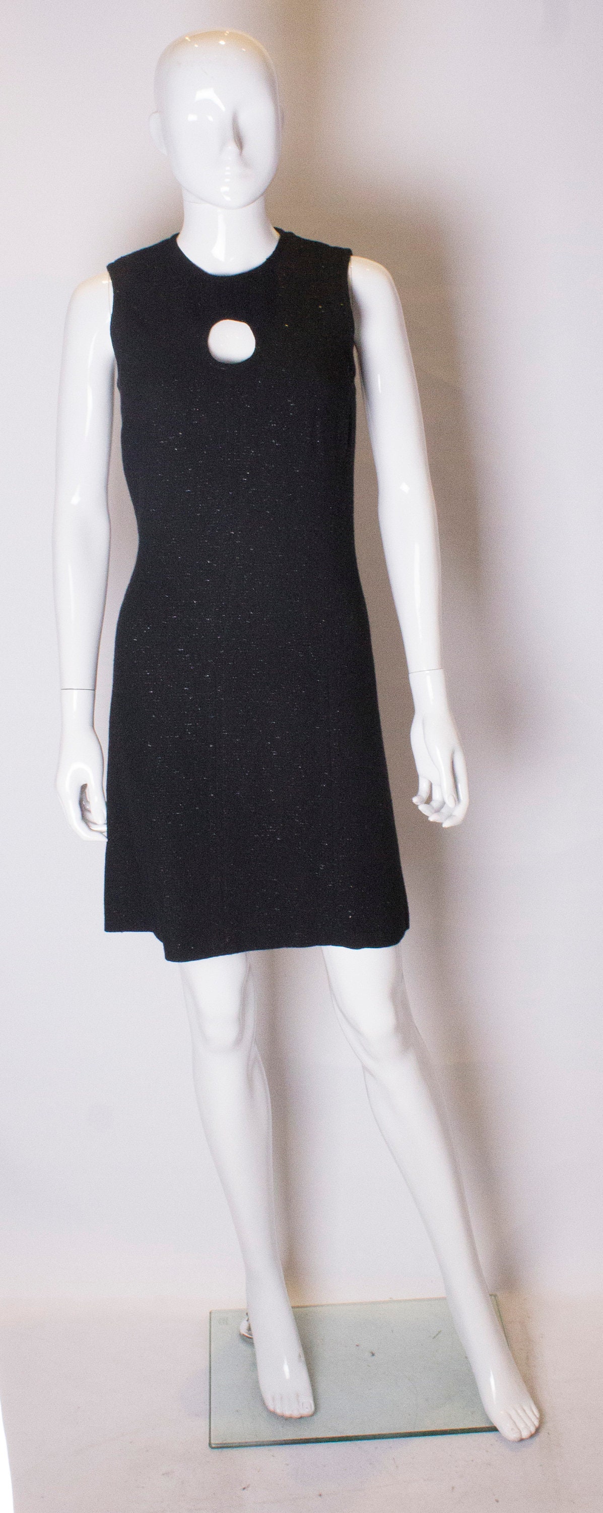 Image of A Vintage S Black Tomasz Starzewski Party Dress