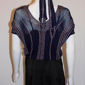 Vintage Mary Farin for Designit Top and Matching Scarf image 3