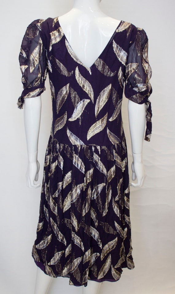 a vintage 1980s purple party dress by radley - image 8