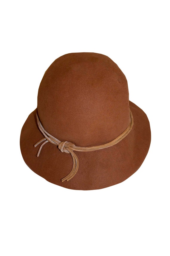 Vintage Yves Saint Laurent Rive Gauche Brown Wool Hat - Etsy Canada