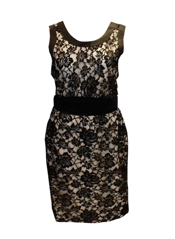 Vintage Escada Black Lace Top and Skirt